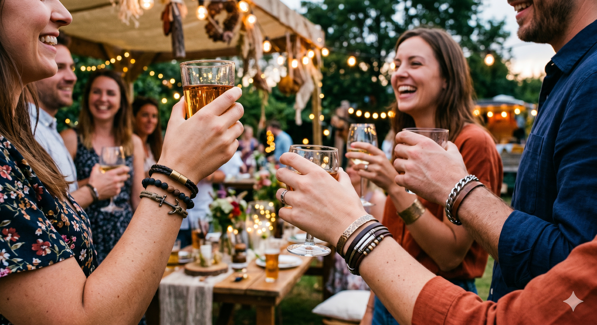 Stijlvolle en functionele armbanden voor feestelijke outdoor evenementen