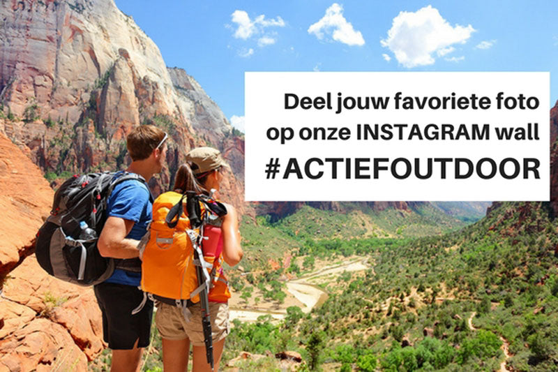 Nieuw: Instagram community #ACTIEFOUTDOOR