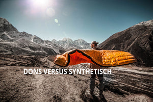 Kiezen van de juiste slaapzak: Dons vs Synthetisch