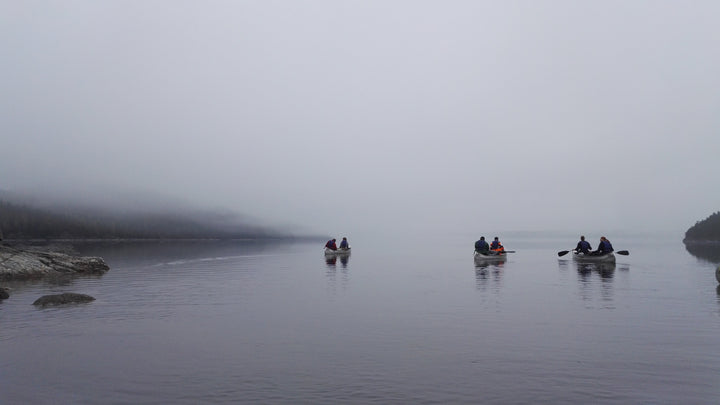 Survivallen en kanoën in Zweden