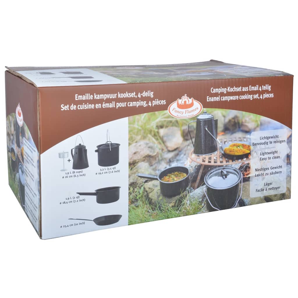 Esschert Design Kampvuur Kook Set 4-Delig Ff215