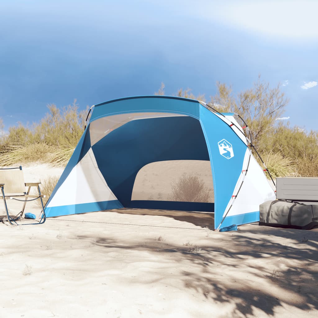 Strandtent 274X178X170/148 Cm 185T Polyester Azuur