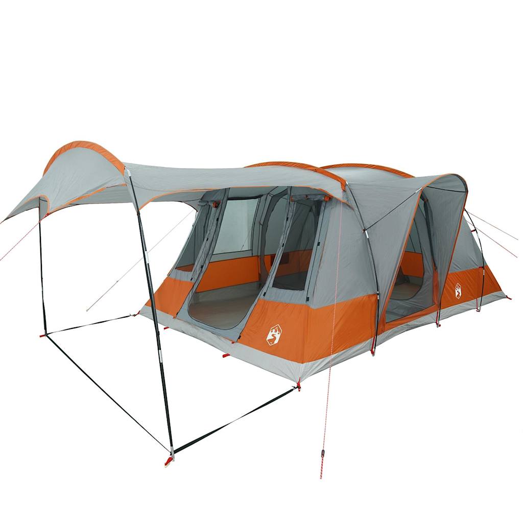 Tunneltent 5-Persoons Waterdicht Grijs En Oranje