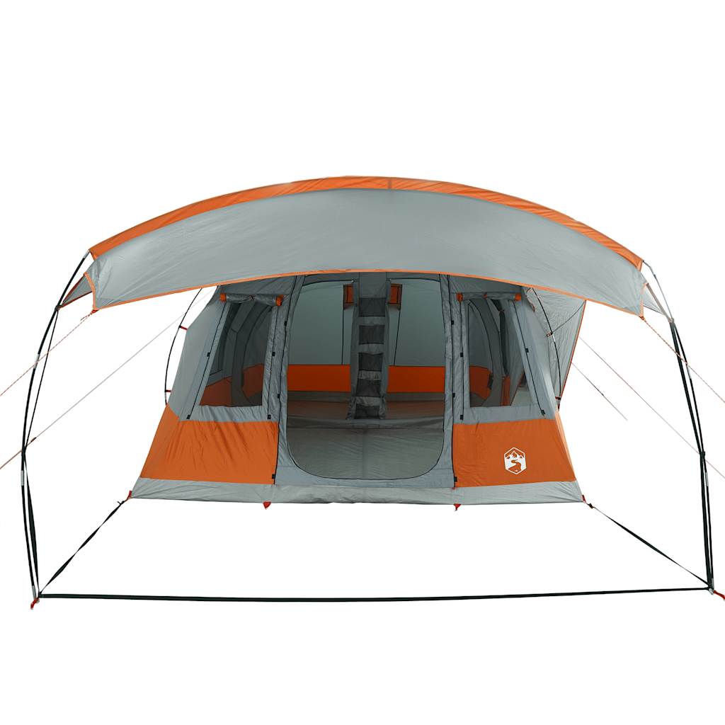 Tunneltent 5-Persoons Waterdicht Grijs En Oranje
