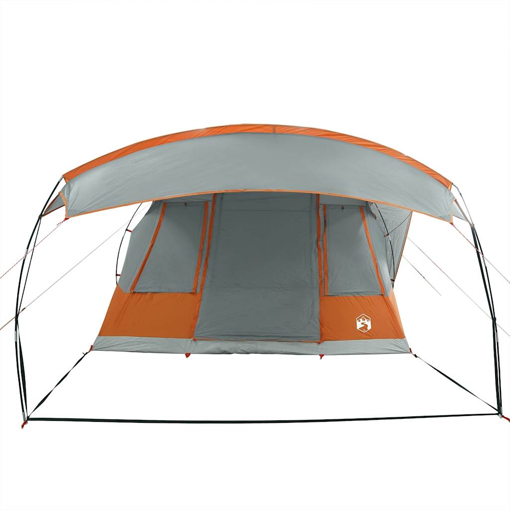 Tunneltent 5-Persoons Waterdicht Grijs En Oranje
