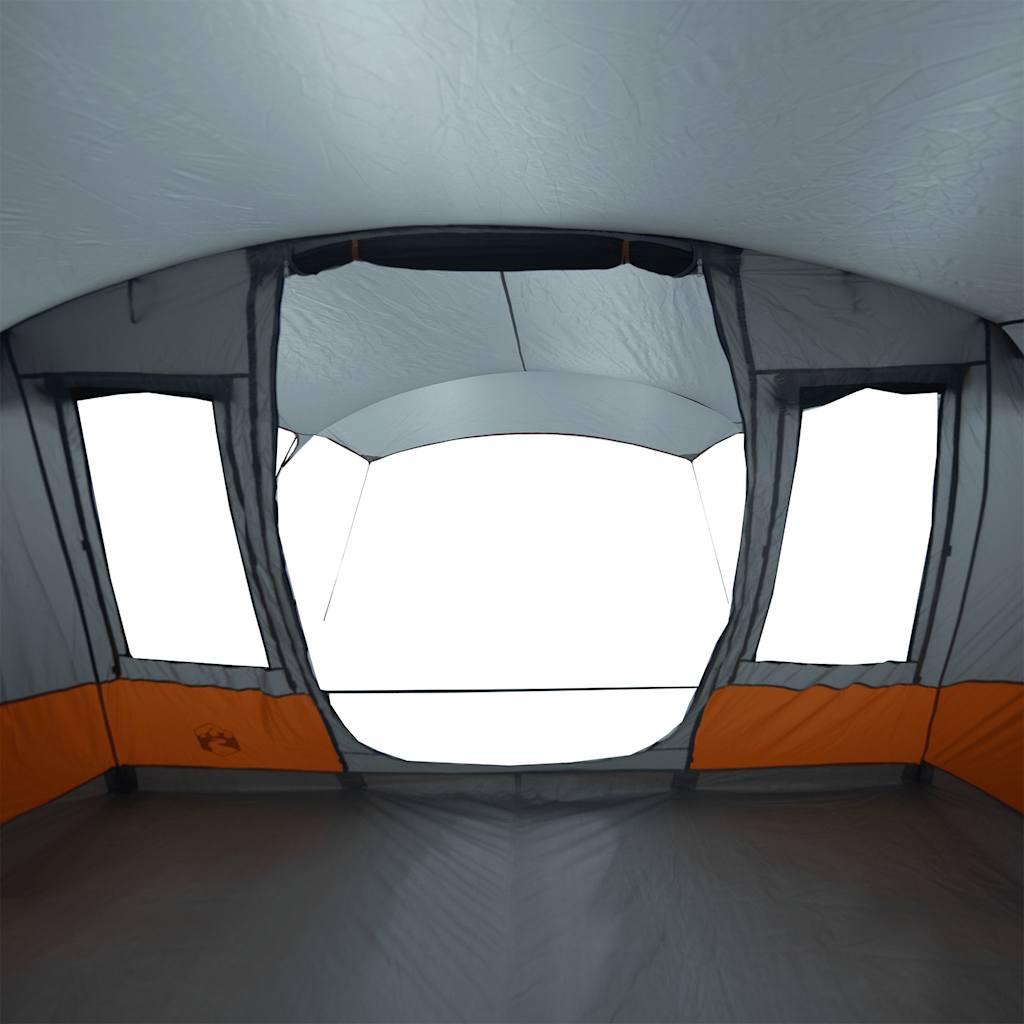 Tunneltent 5-Persoons Waterdicht Grijs En Oranje